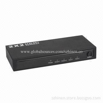 HDMI Amplifier Splitter, Input Could be Switched between Two HDMI Sources, Up to 225MHz Bandwidth